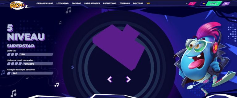 cashback vip Pacho casino