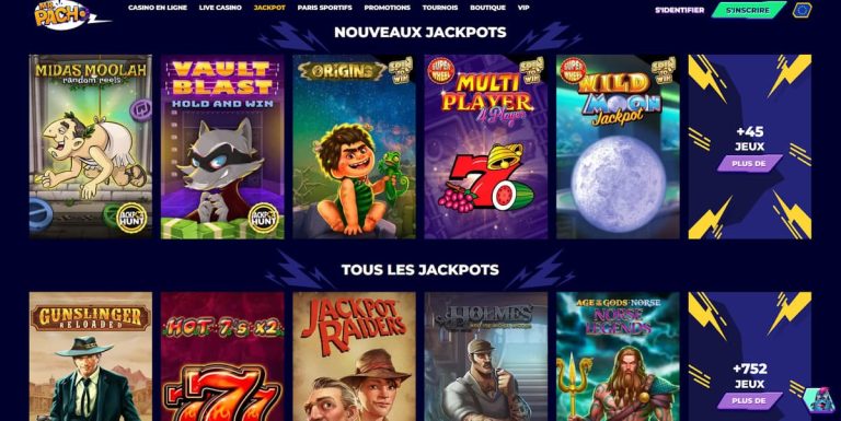 jeux jackpot Pacho casino