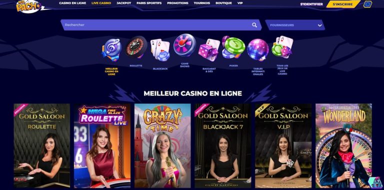 jeux live Pacho casino