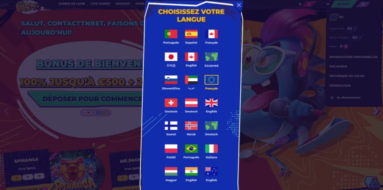 langue Pacho casino