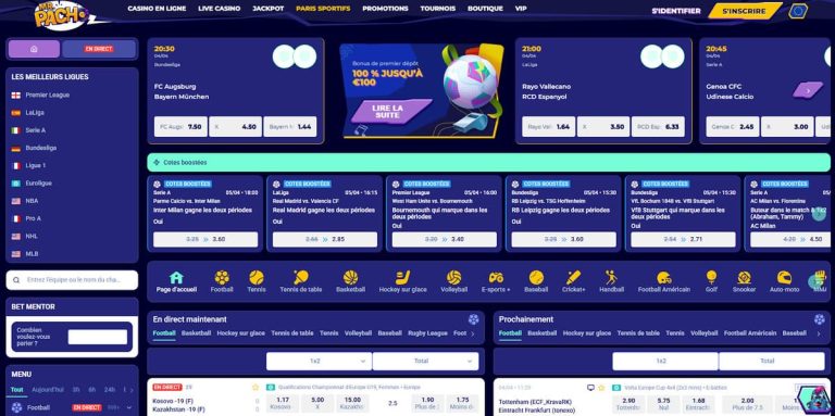 paris sportifs Pacho casino