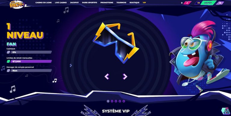 programme vip Pacho casino