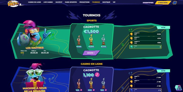 tournois Pacho casino